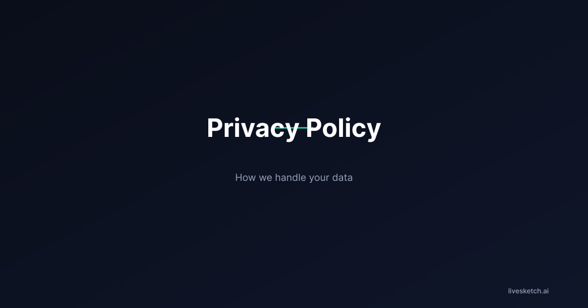 Privacy Policy -- LiveSketch.ai